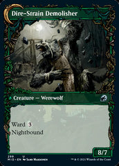Burly Breaker // Dire-Strain Demolisher (Showcase Equinox) [Innistrad: Midnight Hunt] | Black Swamp Games