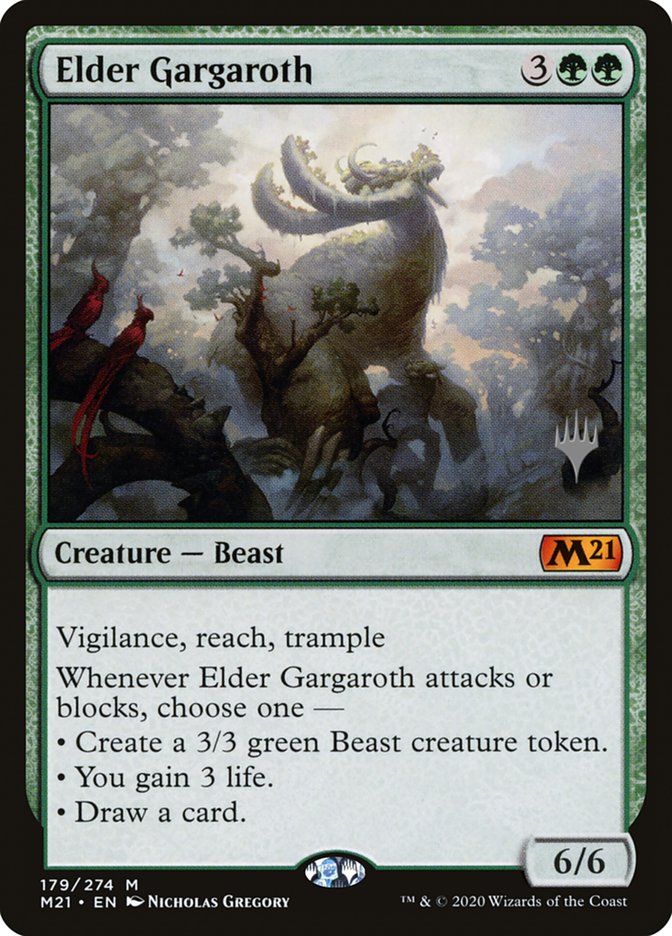 Elder Gargaroth (Promo Pack) [Core Set 2021 Promos] | Black Swamp Games