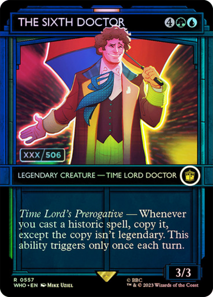 The Sixth Doctor (Serial Numbered) [Doctor Who] | Black Swamp Games