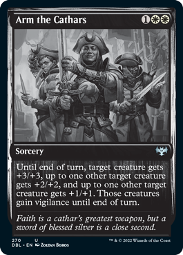 Arm the Cathars [Innistrad: Double Feature] | Black Swamp Games