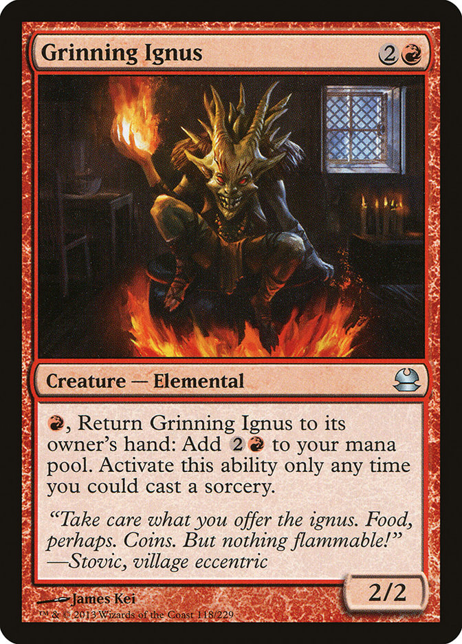 Grinning Ignus [Modern Masters] | Black Swamp Games