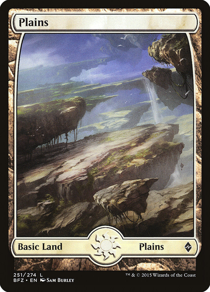 Plains (251) (Full Art) [Battle for Zendikar] | Black Swamp Games