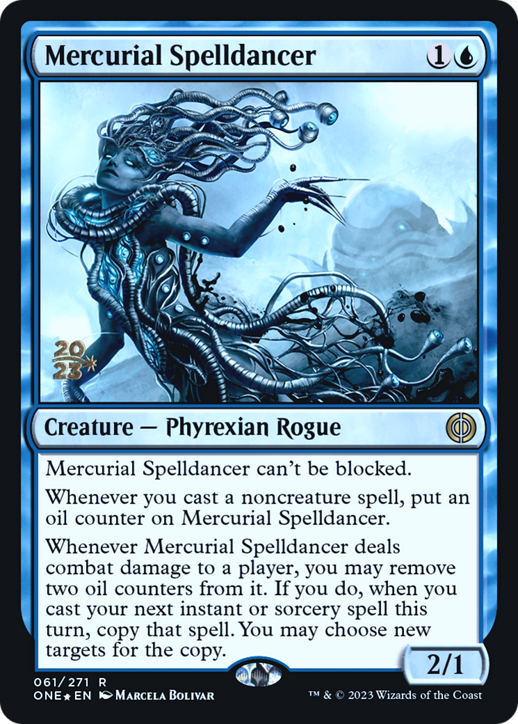 Mercurial Spelldancer [Phyrexia: All Will Be One Prerelease Promos] | Black Swamp Games