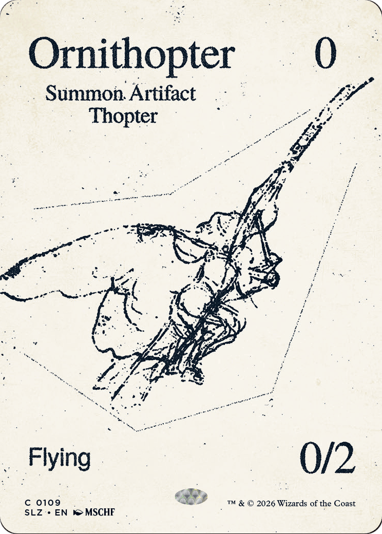 Ornithopter (0109) [Secret Lair x MSCHF: The Zeta Set] | Black Swamp Games