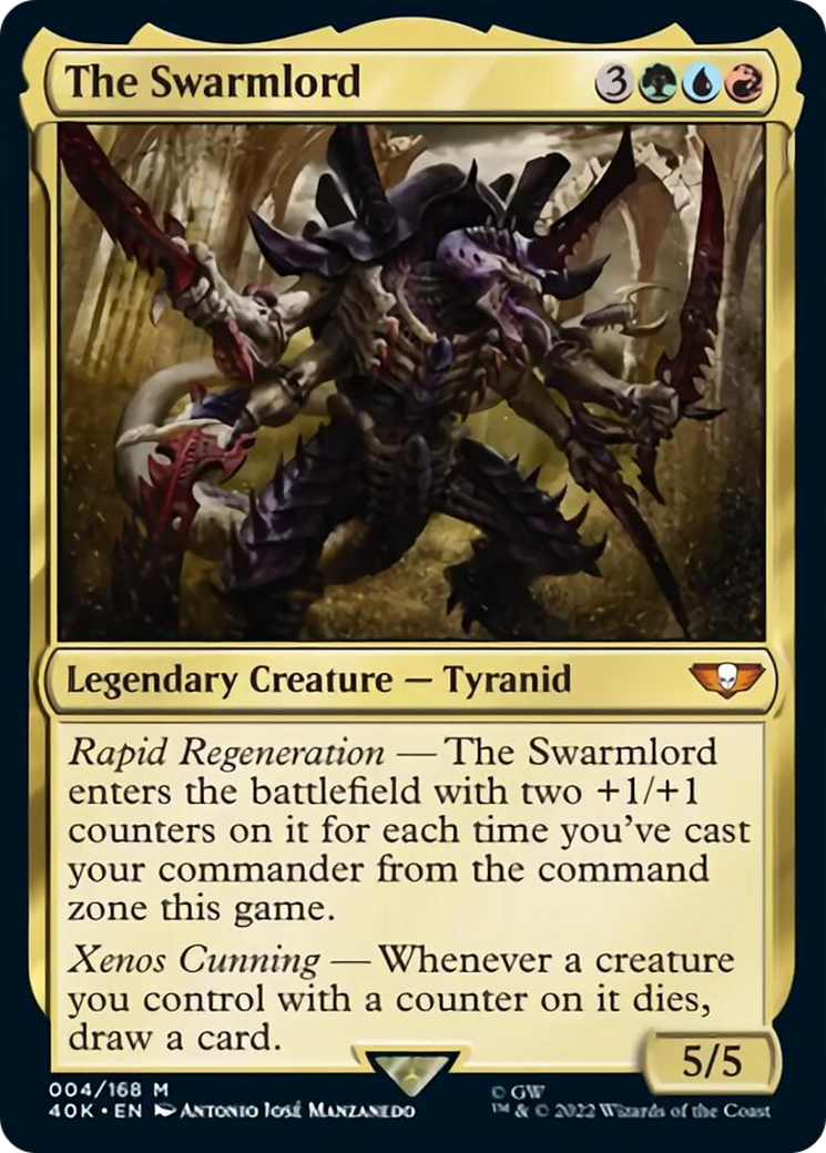 The Swarmlord (Surge Foil) [Warhammer 40,000] | Black Swamp Games
