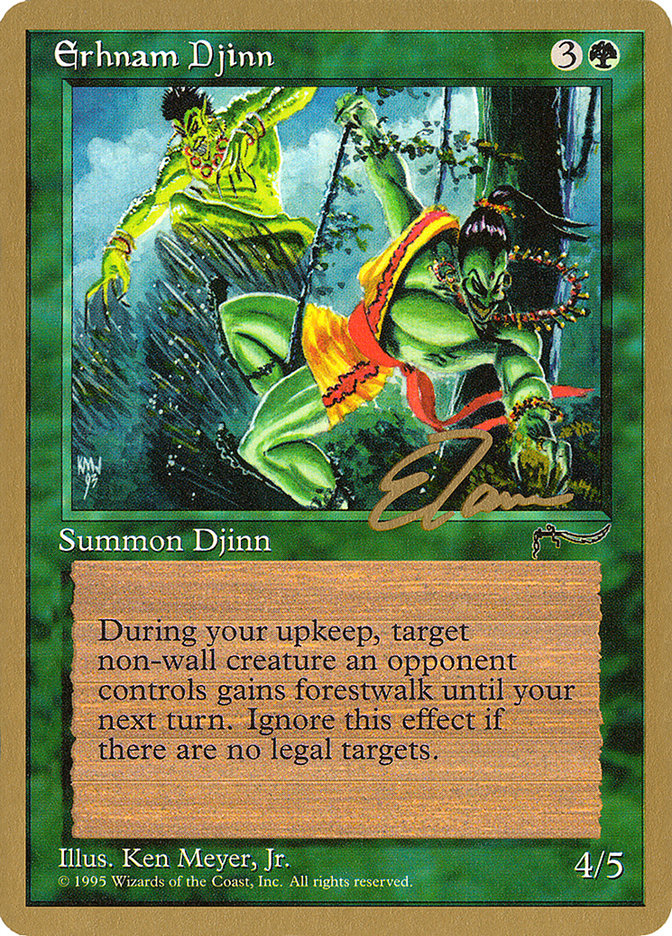 Erhnam Djinn (Eric Tam) [Pro Tour Collector Set] | Black Swamp Games