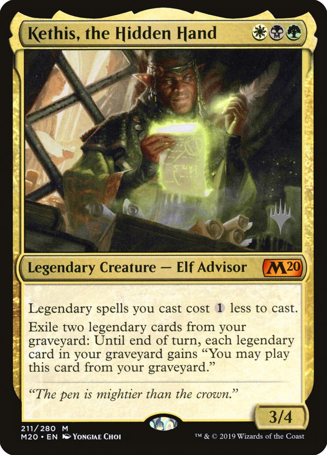 Kethis, the Hidden Hand (Promo Pack) [Core Set 2020 Promos] | Black Swamp Games