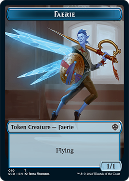 Pegasus // Faerie Double-Sided Token [Starter Commander Decks] | Black Swamp Games