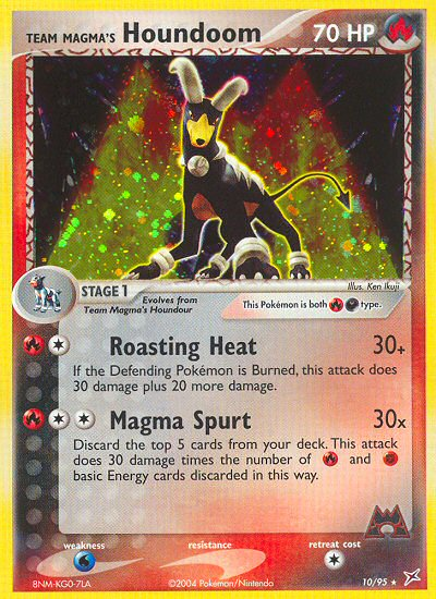 Team Magma's Houndoom (10/95) [EX: Team Magma vs Team Aqua] | Black Swamp Games