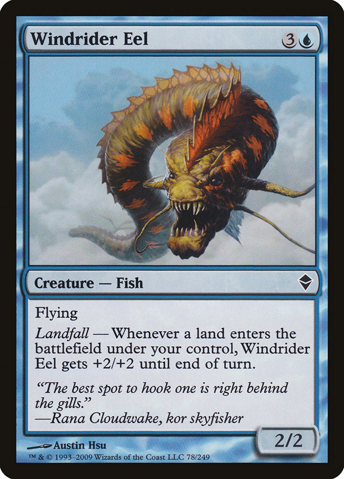 Windrider Eel [Zendikar] | Black Swamp Games