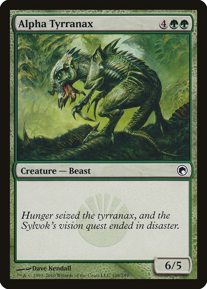 Alpha Tyrranax [Scars of Mirrodin] | Black Swamp Games