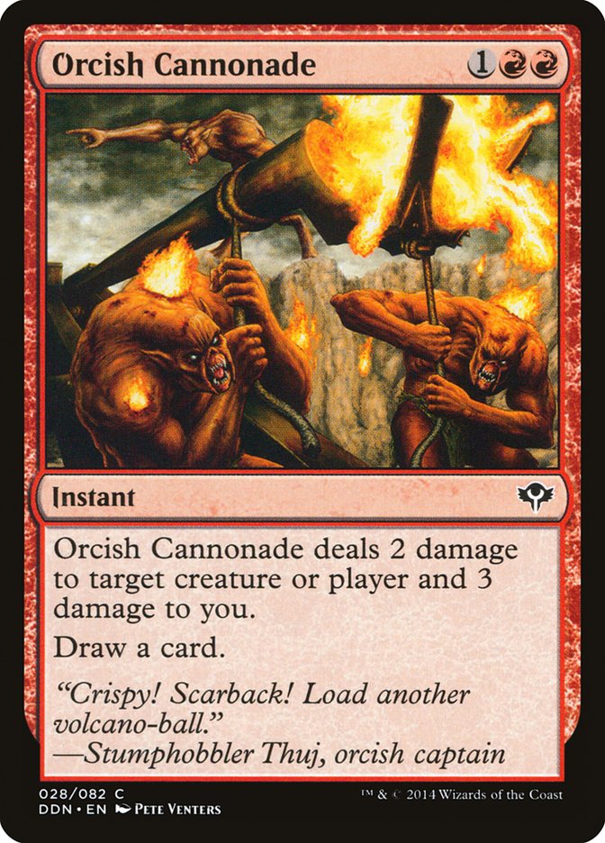 Orcish Cannonade [Duel Decks: Speed vs. Cunning] | Black Swamp Games