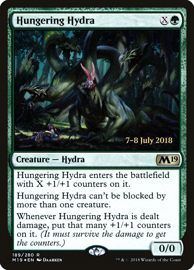 Hungering Hydra [Core Set 2019 Prerelease Promos] | Black Swamp Games
