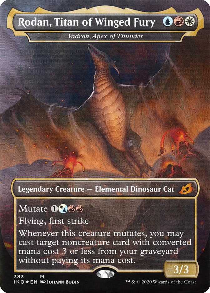 Vadrok, Apex of Thunder - Rodan, Titan of Winged Fury (Godzilla Series) [Ikoria: Lair of Behemoths] | Black Swamp Games