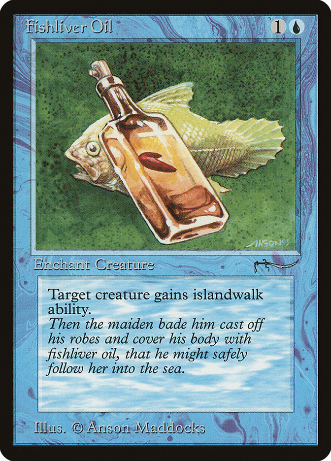 Fishliver Oil (Light Mana Cost) [Arabian Nights] | Black Swamp Games