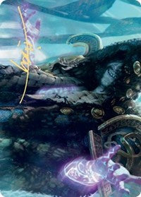 Valki, God of Lies Art Card (Gold-Stamped Signature) [Kaldheim Art Series] | Black Swamp Games