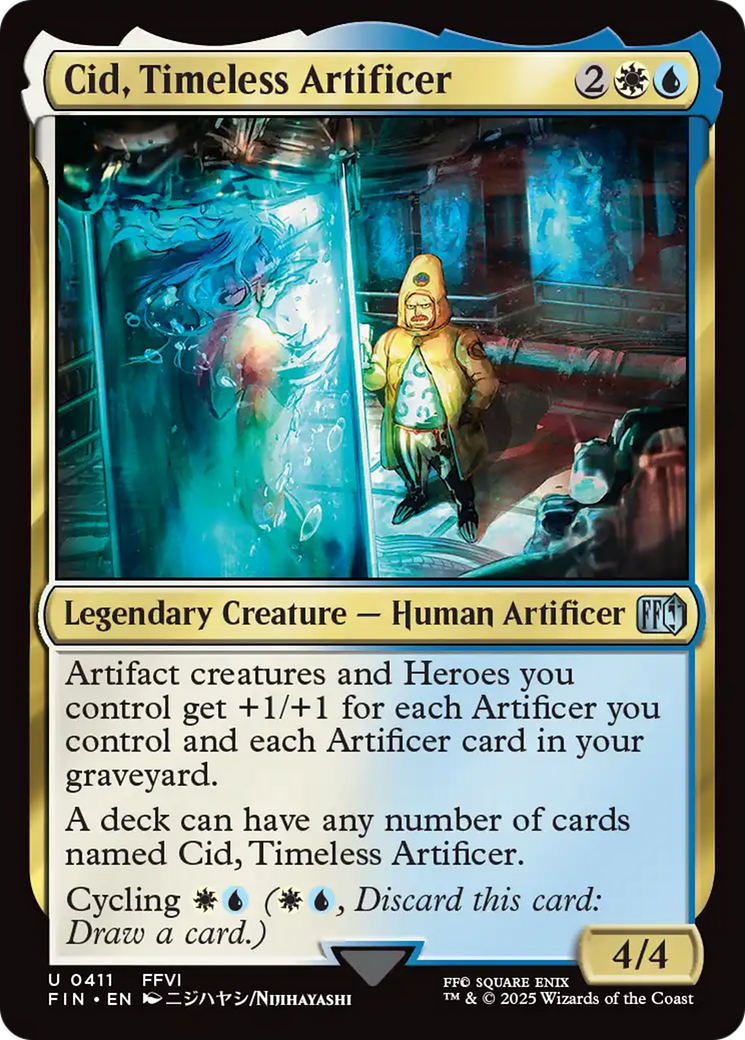 Cid, Timeless Artificer (0411) [FINAL FANTASY] | Black Swamp Games