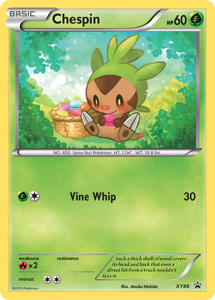 Chespin (XY88) (Collector Chest) [XY: Black Star Promos] | Black Swamp Games