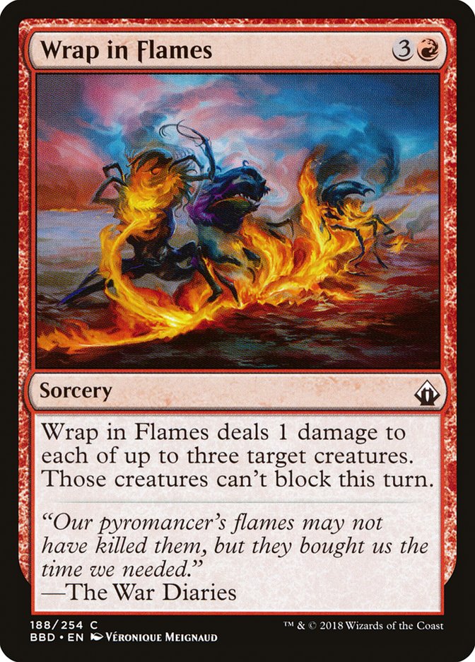 Wrap in Flames [Battlebond] | Black Swamp Games