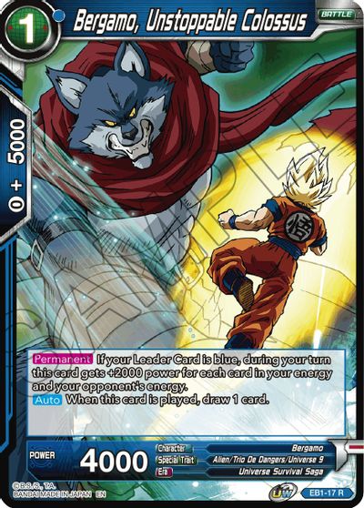 Bergamo, Unstoppable Colossus (EB1-17) [Battle Evolution Booster] | Black Swamp Games