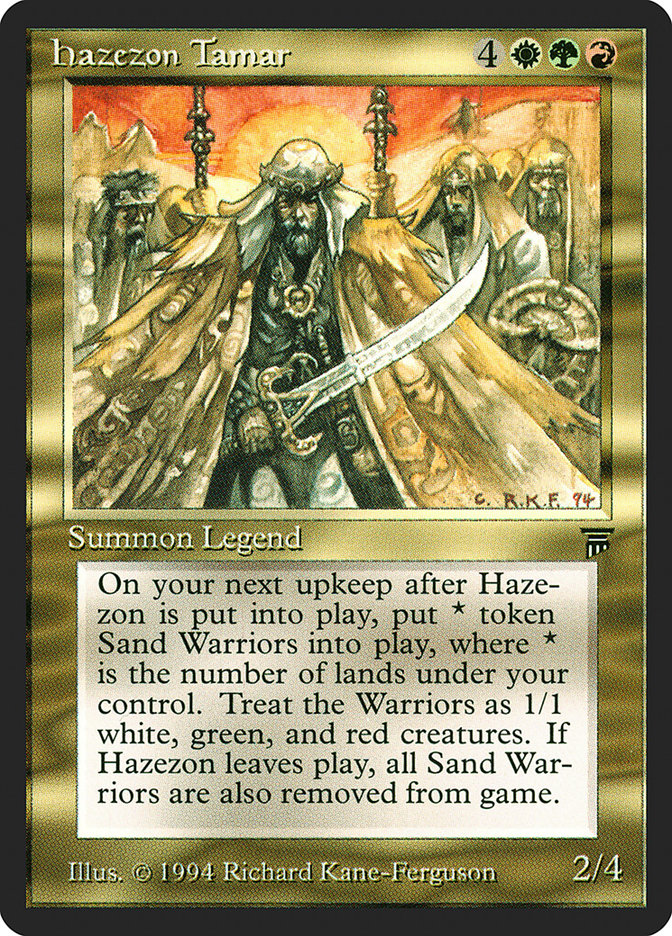 Hazezon Tamar [Legends] | Black Swamp Games