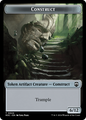 Construct // Myr Double-Sided Token [Modern Horizons 3 Commander Tokens] | Black Swamp Games