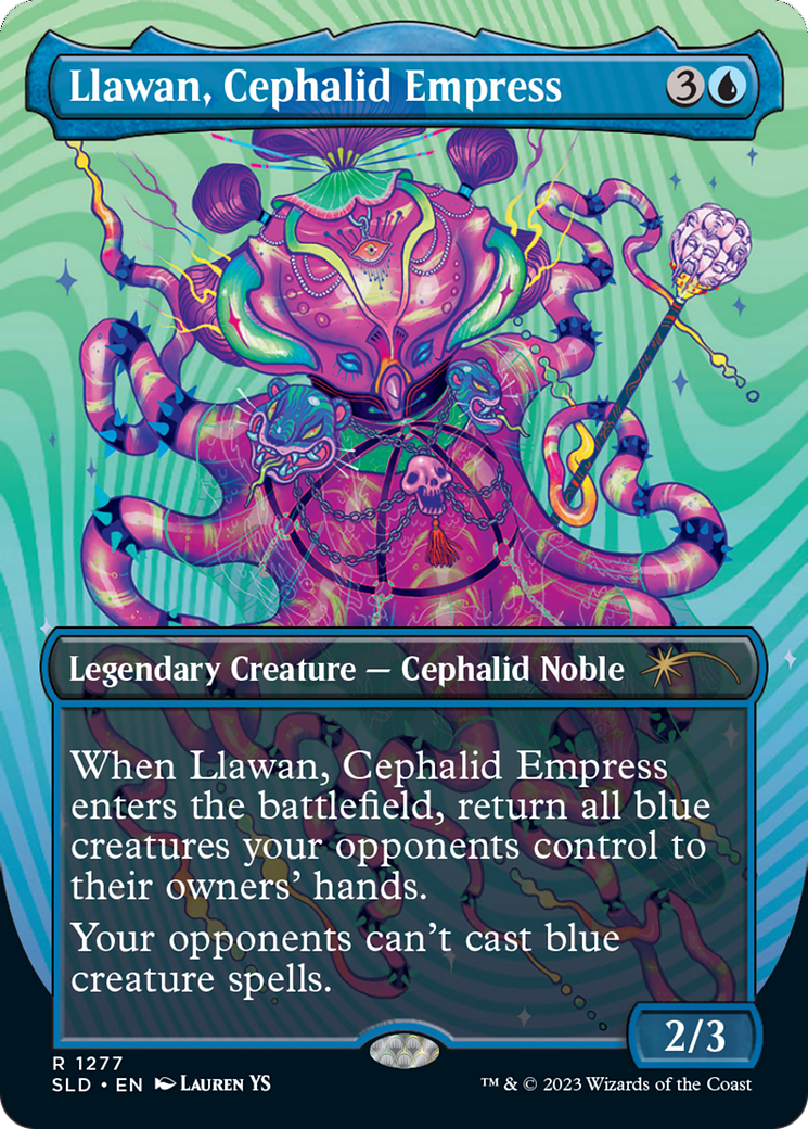 Llawan, Cephalid Empress (Borderless) [Secret Lair Drop Series] | Black Swamp Games