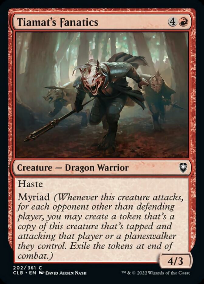 Tiamat's Fanatics [Commander Legends: Battle for Baldur's Gate] | Black Swamp Games