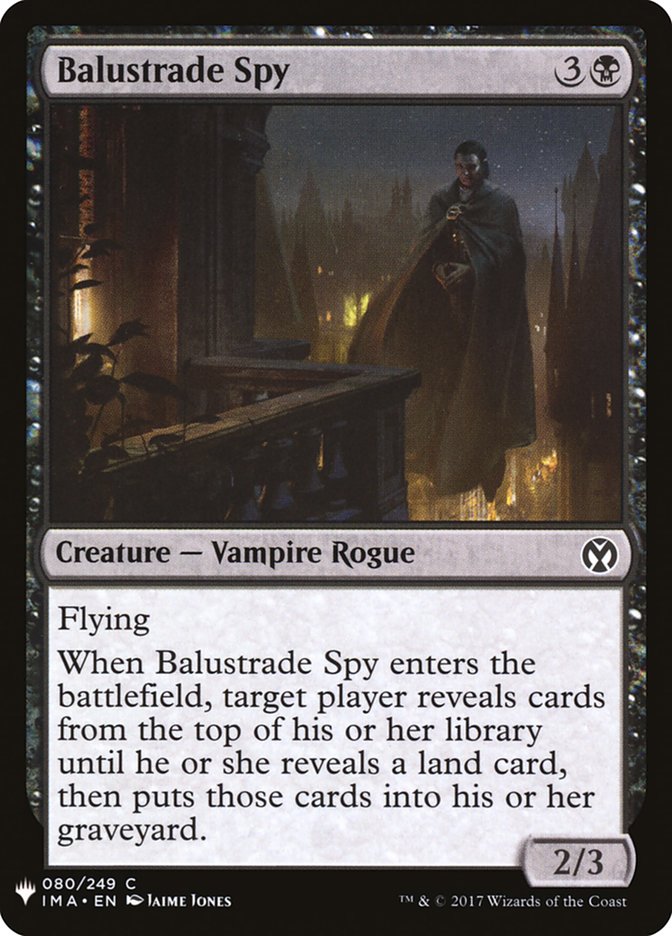 Balustrade Spy [Mystery Booster] | Black Swamp Games