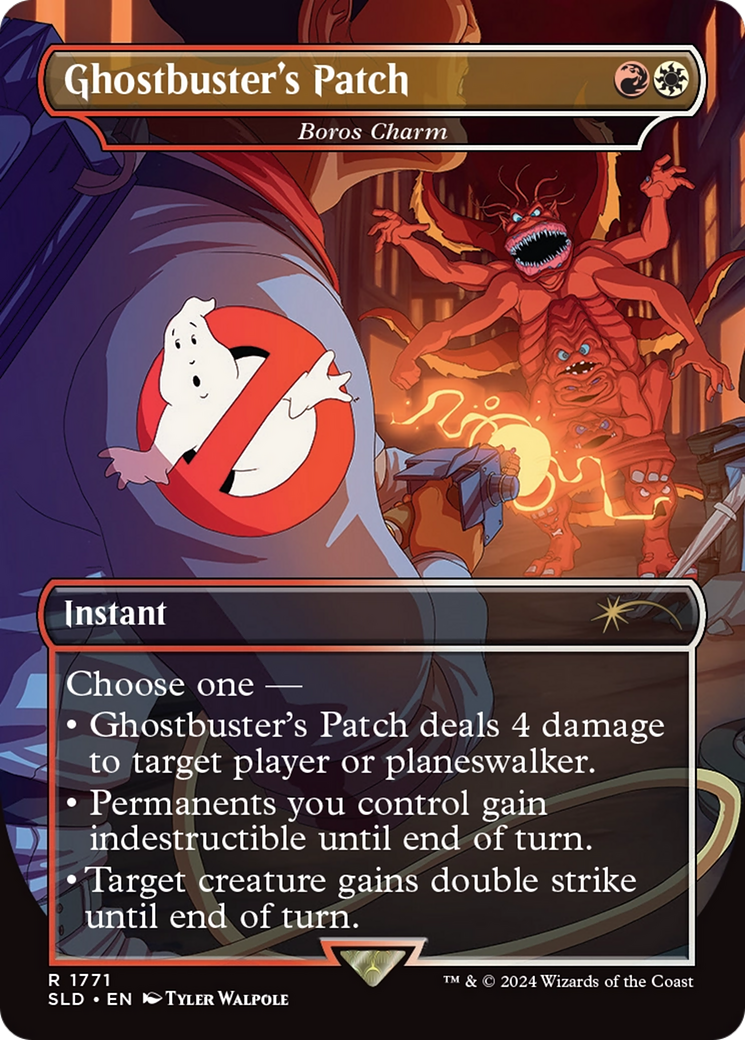 Ghostbuster's Patch - Boros Charm [Secret Lair Drop Series] | Black Swamp Games