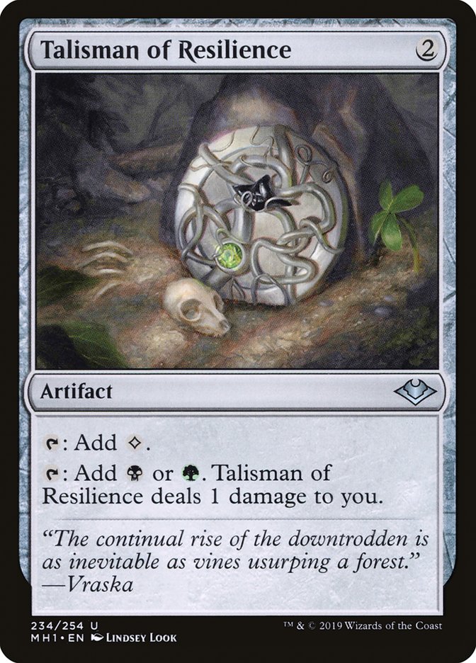 Talisman of Resilience [Modern Horizons] | Black Swamp Games