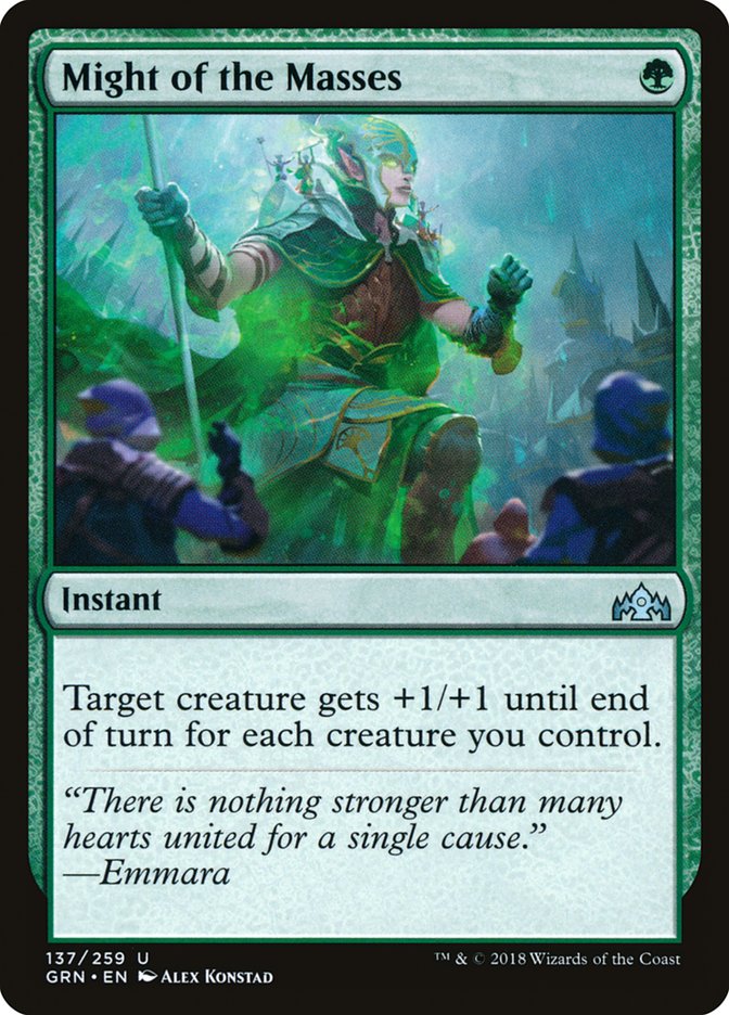 Might of the Masses [Guilds of Ravnica] | Black Swamp Games