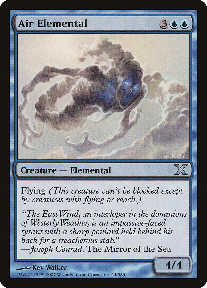 Air Elemental [Tenth Edition] | Black Swamp Games