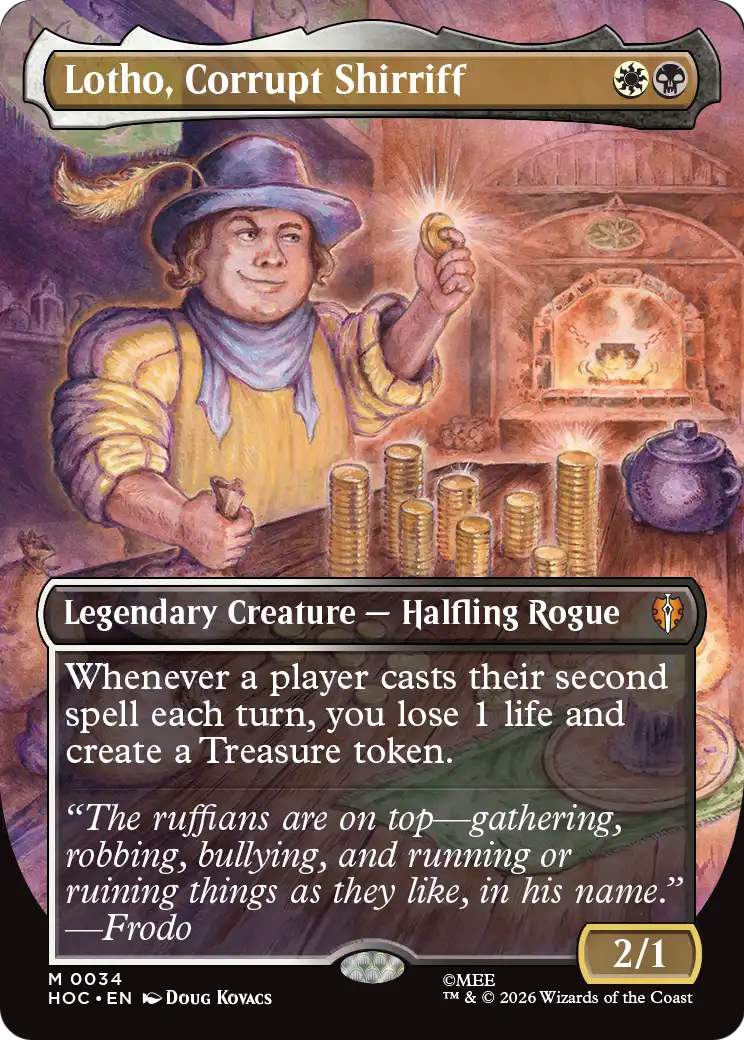 Lotho, Corrupt Shirriff (Borderless) [The Hobbit: Eternal-Legal] | Black Swamp Games