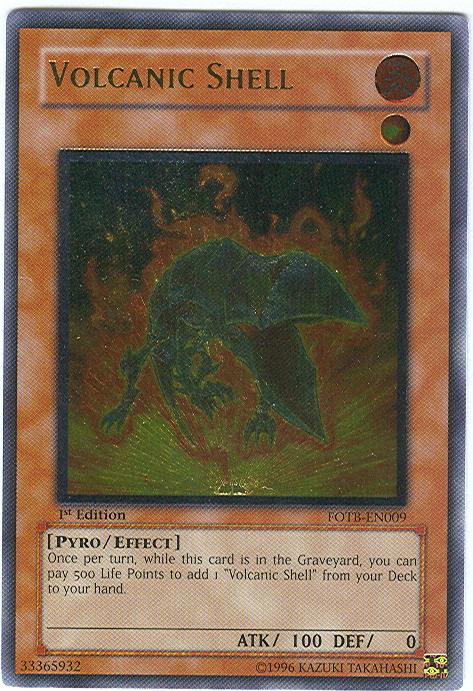 Volcanic Shell [FOTB-EN009] Ultimate Rare | Black Swamp Games
