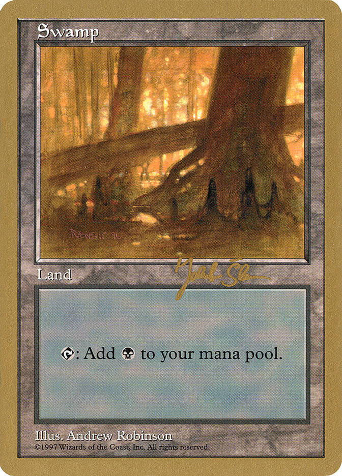 Swamp (js440) (Jakub Slemr) [World Championship Decks 1997] | Black Swamp Games