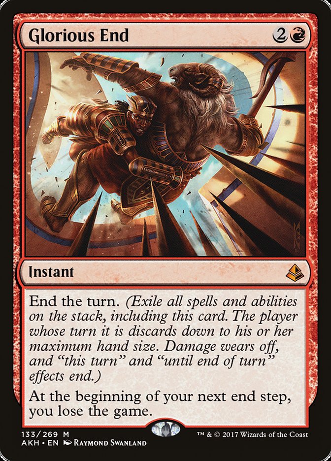 Glorious End [Amonkhet] | Black Swamp Games