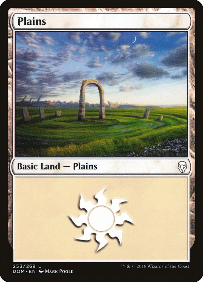 Plains (253) [Dominaria] | Black Swamp Games