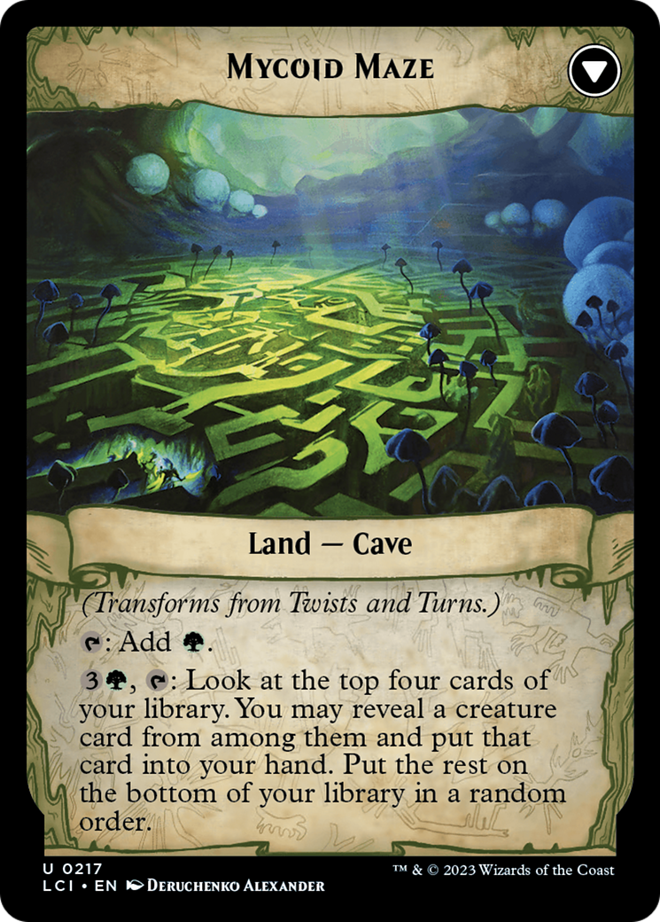 Twists and Turns // Mycoid Maze [The Lost Caverns of Ixalan] | Black Swamp Games