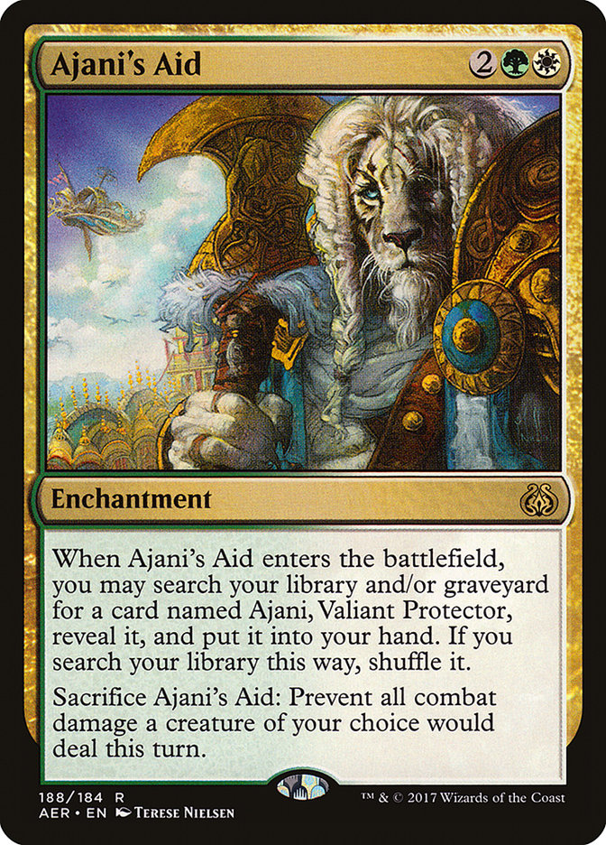 Ajani's Aid [Aether Revolt] | Black Swamp Games