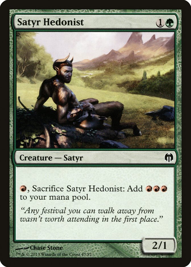 Satyr Hedonist [Duel Decks: Heroes vs. Monsters] | Black Swamp Games