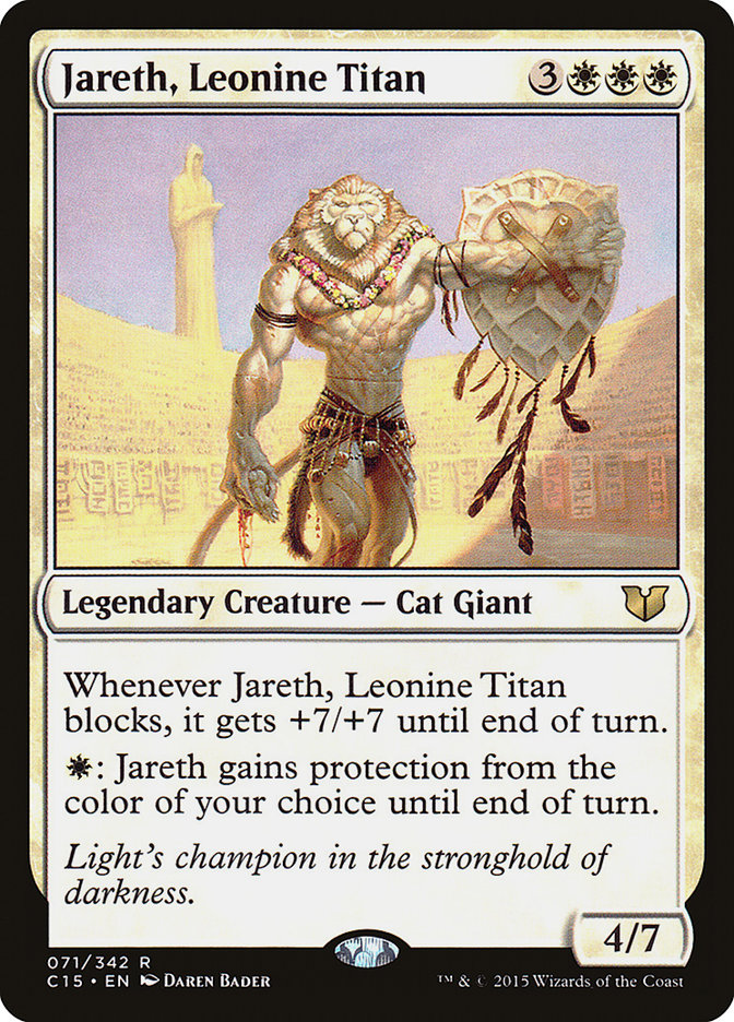 Jareth, Leonine Titan [Commander 2015] | Black Swamp Games