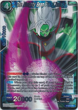 The Almighty Beam Fused Zamasu (P-011) [Promotion Cards] | Black Swamp Games