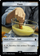 Horse // Food (0026) Double-Sided Token [Doctor Who Tokens] | Black Swamp Games