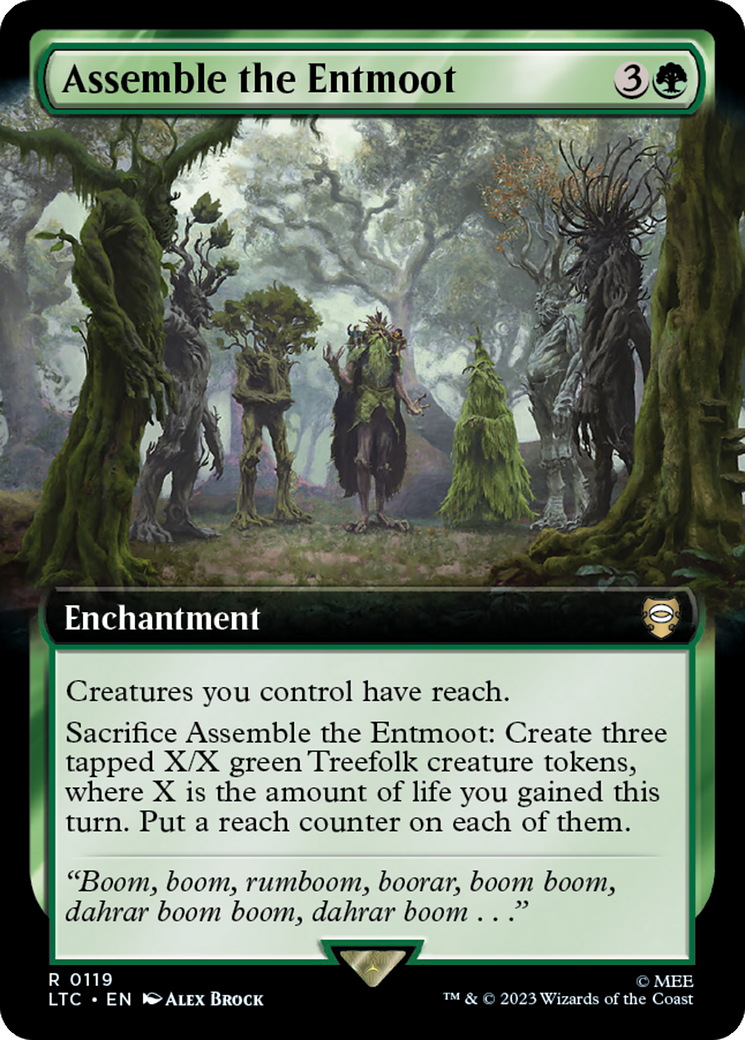 Assemble the Entmoot (Extended Art) [The Lord of the Rings: Tales of Middle-Earth Commander] | Black Swamp Games