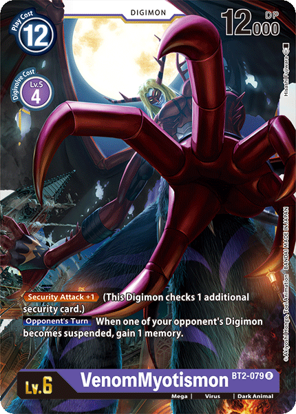 VenomMyotismon [BT2-079] [Release Special Booster Ver.1.0] | Black Swamp Games