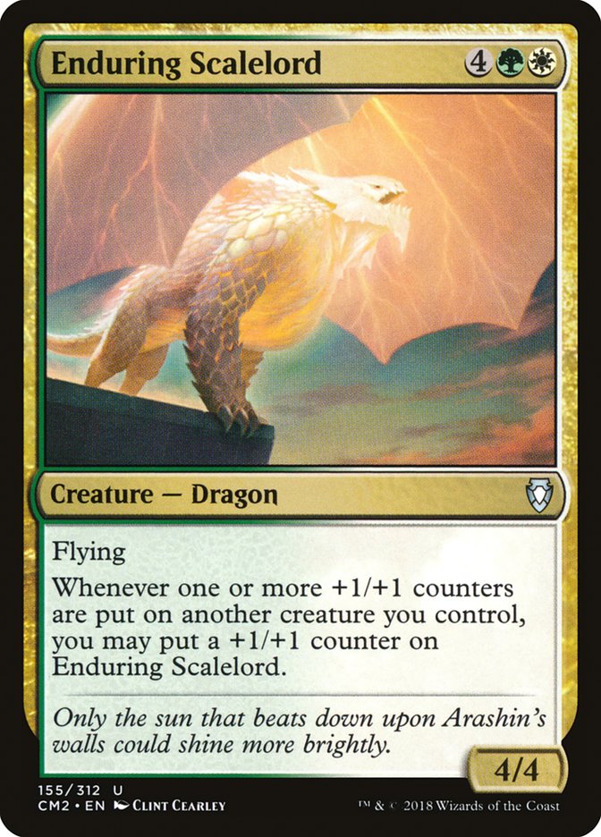 Enduring Scalelord [Commander Anthology Volume II] | Black Swamp Games