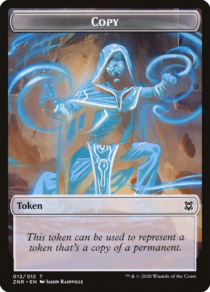 Cat // Copy Double-Sided Token [Zendikar Rising Tokens] | Black Swamp Games