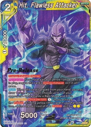 Hit, Flawless Attacker (BT14-146) [Cross Spirits Prerelease Promos] | Black Swamp Games