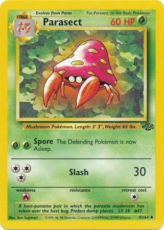 Parasect (41/64) [Jungle Unlimited] | Black Swamp Games